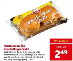 Interspar Meisterbäcker ölz brioche burger brötle Angebot