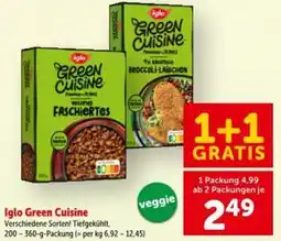 Interspar Iglo green cuisine Angebot