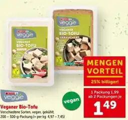 Interspar Veganer bio tofu Angebot