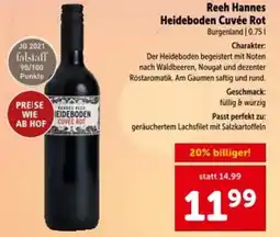 Interspar Reeh hannes heideboden cuvée rot Angebot
