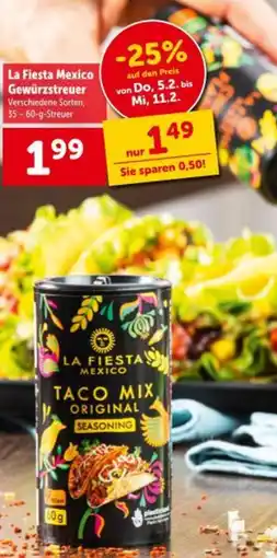 Interspar La fiesta mexico gewürzstreuer Angebot