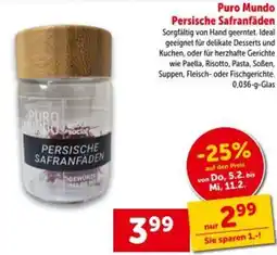 Interspar Puro mundo persische safranfäden Angebot