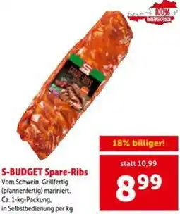 Interspar S-budget spare ribs Angebot