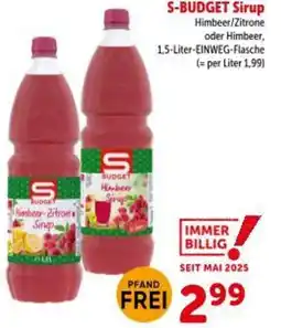 Interspar S-budget sirup Angebot