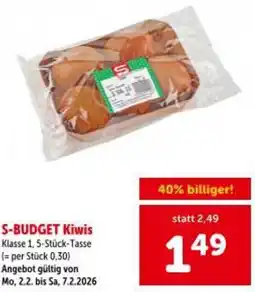Interspar S-budget kiwis Angebot