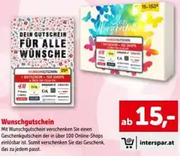 Interspar Wunschgutschein Angebot