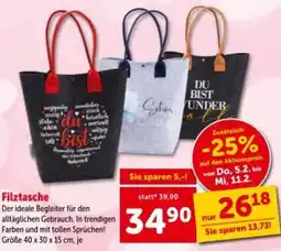 Interspar Filztasche Angebot