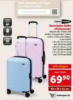 Interspar Hartschalen Koffer Professional Angebot