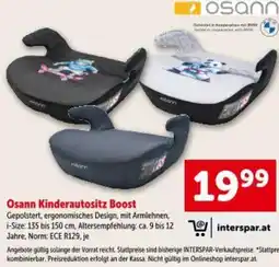 Interspar Osann kinderautositz boost Angebot