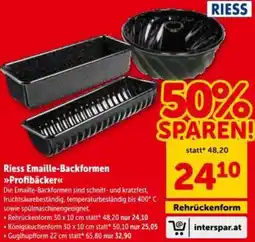 Interspar Riess Emaille-Backformen Angebot