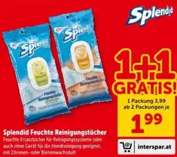 Interspar Splendid Feuchte Reinigungstücher Angebot
