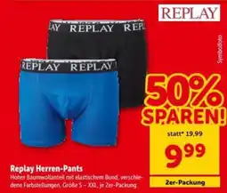 Interspar Replay herren pants Angebot