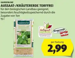 Hofer Gardenline Aussaat- Kräutererde Torffrei Angebot