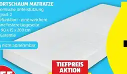 Hofer Novitesse Komfortschaum Matratze Angebot
