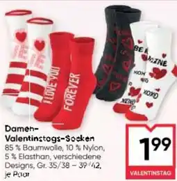 Maximarkt Damen valentinstogs socken Angebot