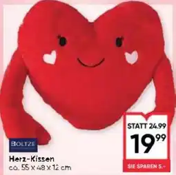 Maximarkt Herz Kissen Angebot
