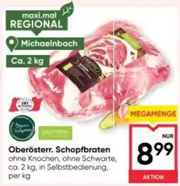 Maximarkt Oberösterr schopfbraten Angebot