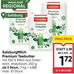 Maximarkt Salzburgmilch premium teebutter Angebot