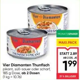 Maximarkt Vier diamanten thunfisch Angebot