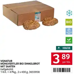 Transgourmet Vonate mühlviertler bio dinkelbrot mit saaten Angebot