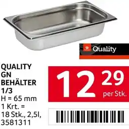 Transgourmet Quality gn behälter 1/3 Angebot