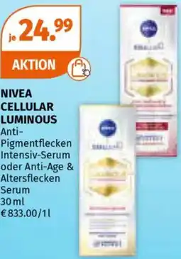 Müller Nivea cellular luminous Angebot