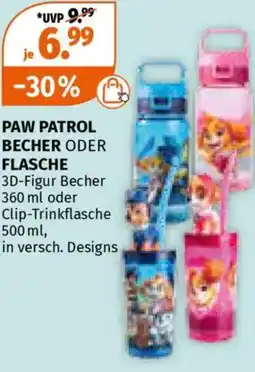 Müller Paw patrol becher oder flasche Angebot