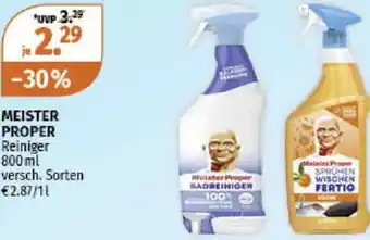 Müller Meister proper reiniger Angebot