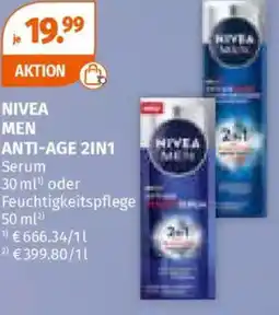 Müller Nivea men anti-age 2in1 Angebot