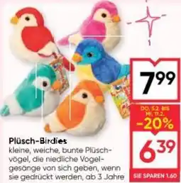 Maximarkt Plüsch-Birdies Angebot