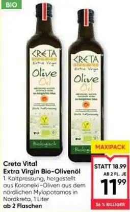 Maximarkt Creta Vital Extra Virgin Bio-Olivenöl Angebot