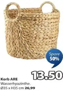 JYSK Korb are wasserhyazinthe Angebot