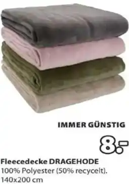 JYSK Fleecedecke dragehode Angebot