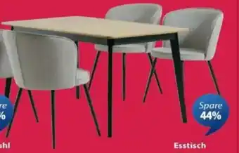 Esstisch jegind + esszimmerstuhl risskov