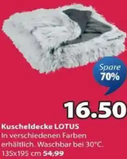 JYSK Kuscheldecke lotus Angebot