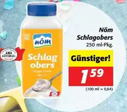 Nah&Frisch Nöm Schlagobers Angebot