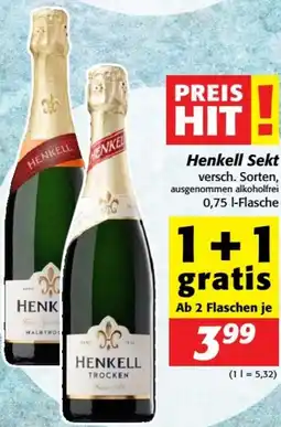 Nah&Frisch Henkell Sekt Angebot