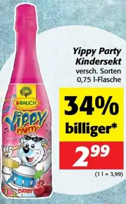 Nah&Frisch Yippy Party Kindersekt Angebot