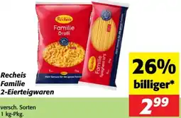 Nah&Frisch Recheis Familie 2-Eierteigwaren Angebot