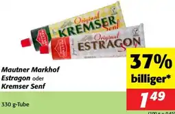 Nah&Frisch Mautner Markhof Estragon oder Kremser Senf Angebot