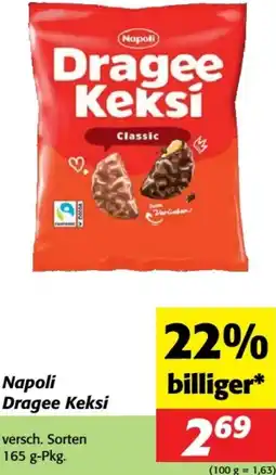 Nah&Frisch Napoli Dragee Keksi Angebot
