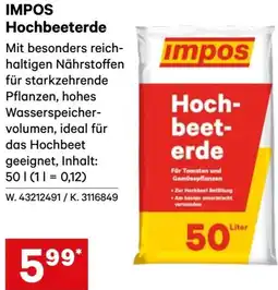 Lagerhaus Impos hochbeeterde Angebot