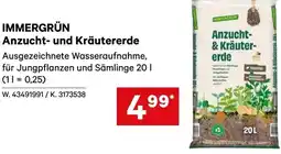 Lagerhaus Immergrün anzucht- und kräutererde Angebot
