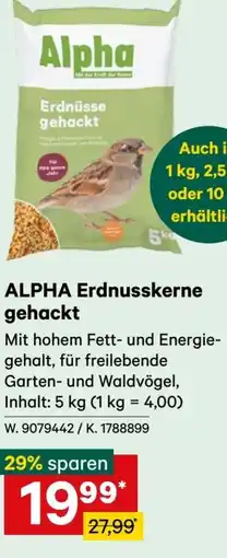 Lagerhaus Alpha Erdnüsse gehackt Angebot
