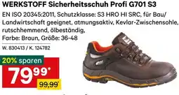Lagerhaus Werkstoff sicherheitsschuh profi g701 s3 Angebot