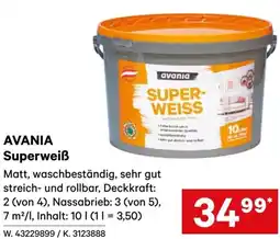 Lagerhaus Avania superweiß Angebot
