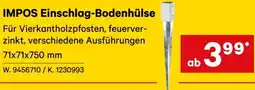 Lagerhaus Impos einschlag-bodenhülse Angebot