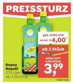 ADEG Rapso Rapsöl Angebot