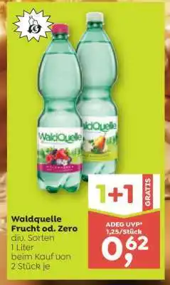 ADEG Waldquelle Frucht od. Zero Angebot