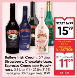 Maximarkt Bailey´s Irish Cream Angebot